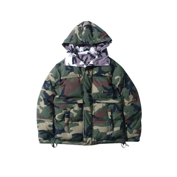 Hoody Camouflage Cotton Padded Army Jacket - Mladengarment