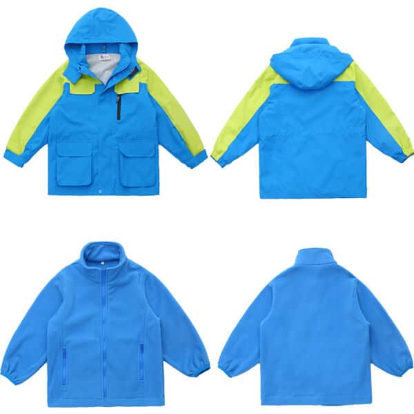 Kid's school uniform winter jacket sets and pant manufacturer