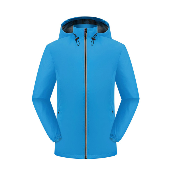 Мужская синяя ветрозащитная и водонепроницаемая однослойная уличная лыжная куртка 2
