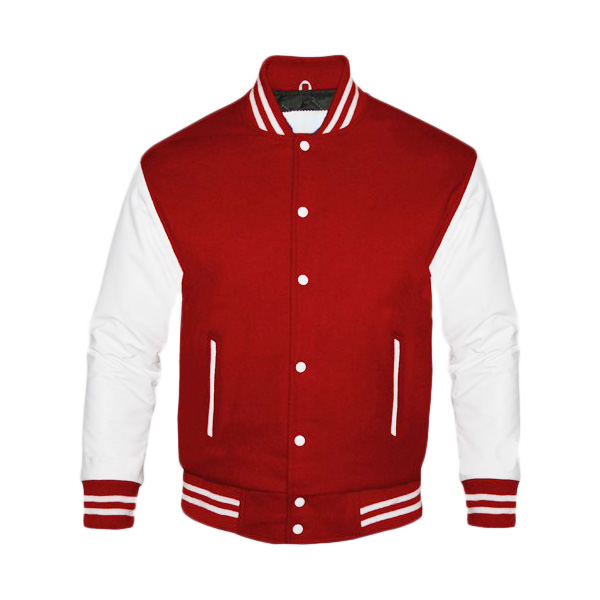 Men's Cotton Mixed Color Plus Size Baseball Jacket - Mladengarment