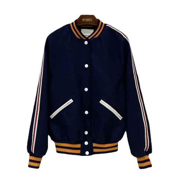 Men's Polyester Fashion Slim Baseball Jacket 01