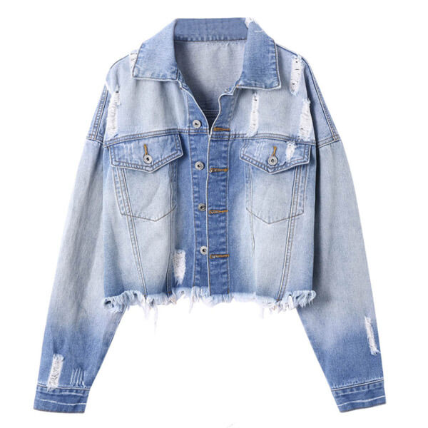Jeans Jacket and Coats for Women Autumn Candy Color Casual Short Denim  Jacket | Wish
