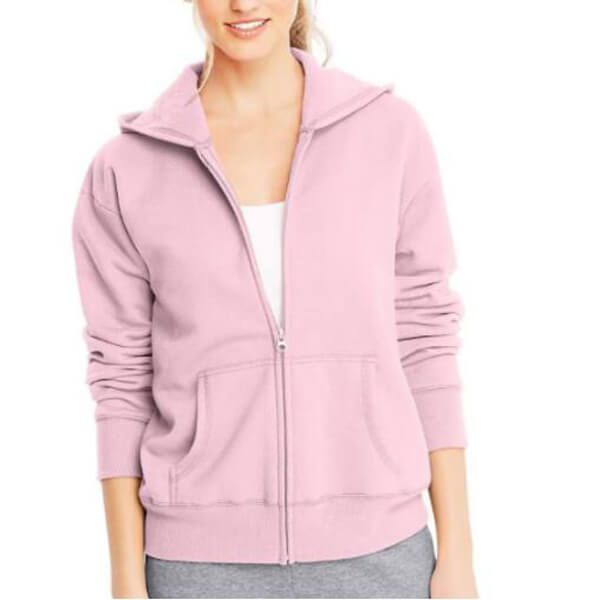 Women's hooded solid color jacket 2