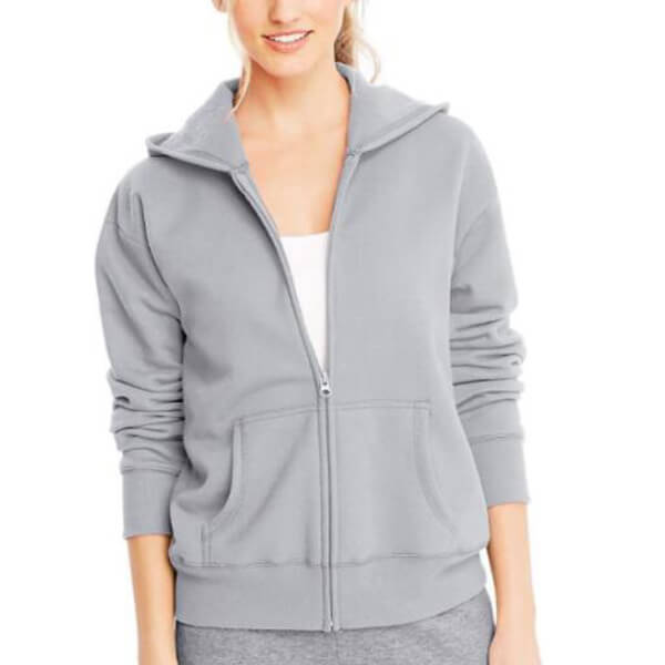 Women's hooded solid color jacket 3