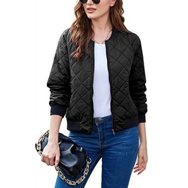 Women's Cropped Quilted Jacket - Mladengarment