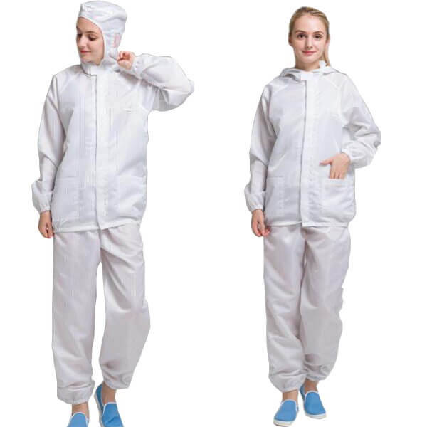 Men's and women's dust-proof, dust-proof and anti-static industrial uniforms 4
